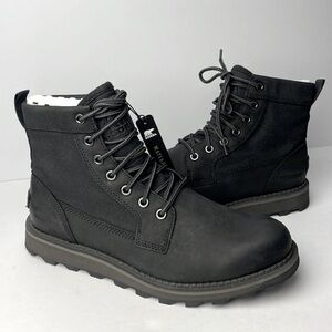 NEW Sorel Madson 2 Field Black Chukka Ankle Boots